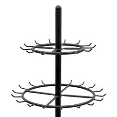Floor Standing Belt Display Rack 66in Metal Retail Tie Rack Hanger Organizer