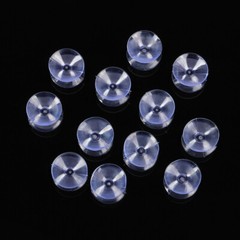 10pcs Double Sided Suction Cups 20/30/35mm Glass Table Fish Tank Clear Sucker