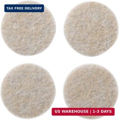 Scotch Felt Pads 32 PCS Beige, Felt Furniture Pads for Protecting Hardwood Floor