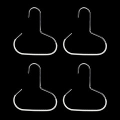 4x Metal Baseball Cap Hangers – Closet Hat Rack Storage Organizer for Ball Caps