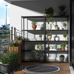 NAIZEA Garage Shelving Heavy Duty Storage Shelf Rack 5 Tier 400lbs Each Layer