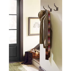 Aliso 4-1/2 In. L Oil Rubbed Bronze Double Prong Wall Hook