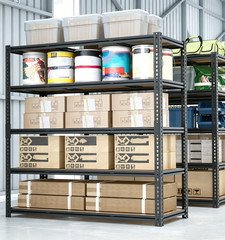 3050LBS Heavy Duty Garage Shelving 5-Tier Metal Storage Shelves Industrial Rack