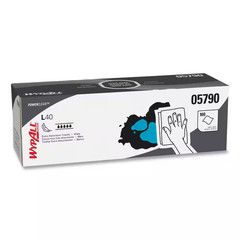 L40 Towels, POP-UP Box, White, 16-2/5 In. X 9-4/5 In., 100/Box, 9 Boxes/Carton
