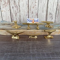 Solid Brass Cleats, Drawer Pulls, Cabinet Door Handles, Coat & Hat Wall Hooks