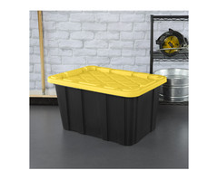 Sterilite Large Storage Bin, 27 Gallon Durable Plastic Storage Tote with Lid
