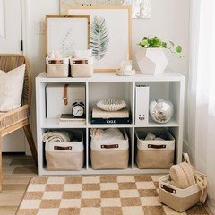 Large Fabric Storage Baskets for Shelves 3 Pack, 15x11in Closet Storage Bins …