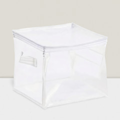 3-Pack Clear Zippered Organizers
