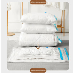 5Pack Vacuum Storage Bags Bedding Clothes Seal Travel Space Saver w/ Pump
