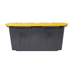 4 Pack 27 Gallon Project Source Commander Heavy Duty Stackable Storage