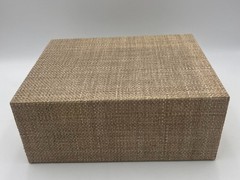 Made Goods Valeria Box Set of 2 Woven Natural Raffia Storage Boxes
