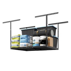 FLEXIMOUNTS 3×4 Overhead Garage Storage Rack Adjustable Organization System