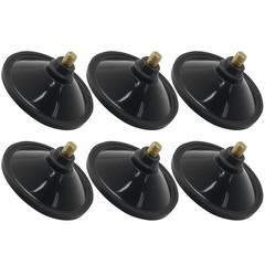Aoserge 6 Pcs Heavy Duty Black Sucker Suction Cup with M6 x 14 Thread Screw -…