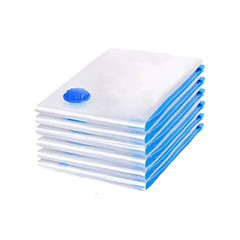 5Pack Vacuum Storage Bags Bedding Clothes Seal Travel Space Saver w/ Pump
