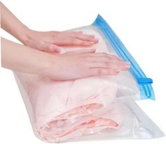 12pcs Hand Roll up Vacuum Storage Bags Pa+pe 7-layer Compression Bags for Tra…