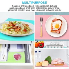 8 Pcs Refrigerator 17.7×11.4×0.04 inches, 8 Pack-pink/2 Green/3 Blue/3