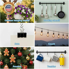 100PCS Mini S Hooks, 0.6Inch S-Shaped Hooks Stainless Steel Mini Ornament Hook S