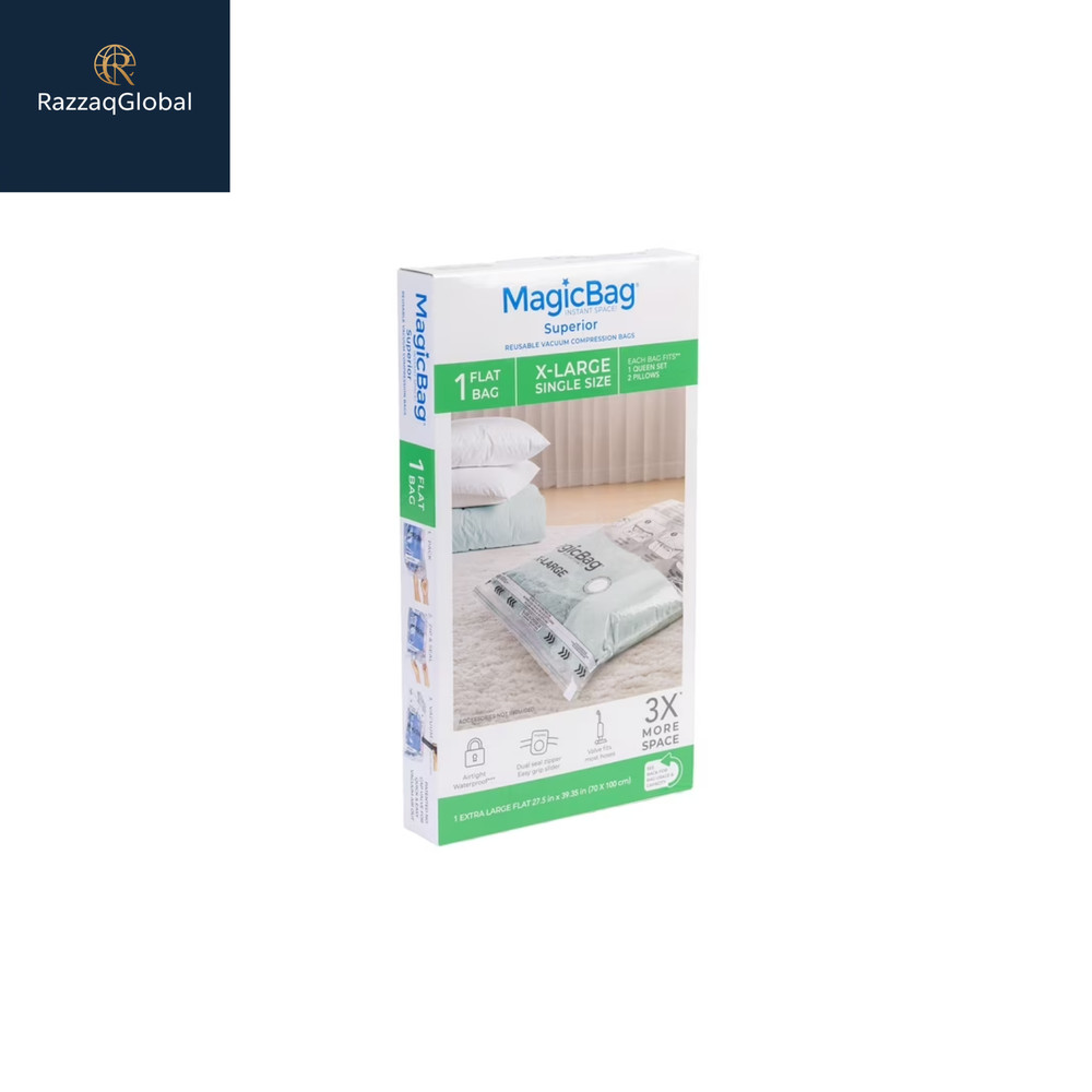 **MagicBag X-Large Vacuum Storage Bag, Airtight Compression for Bedding**