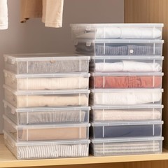 Plastic Storage Containers 12.8″L x 9.1″W x 2″H for A4 Letter File – Stackable