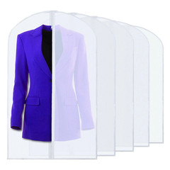 4× Garment Bags Clear Zipper Clothes Cover Closet Storage Bag For Coat Jacket US