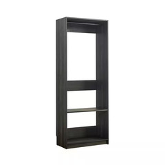 Prosper 32 In. W Gray Tower Unit 1-Shelf 1 Rod Wood Closet System