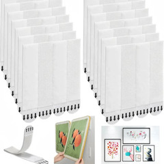 120Pcs Picture Hanging Strips Heavy Duty No Nails Damage Free Frame Mounting USA