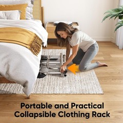 HOKEEPER Clothes Rack Clothing Racks for Hanging Clothes, Portable Clothes Rack