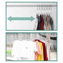 Metal Hangers Clothing Heavy Duty for Closet Stainless Steel Hanger 16.5in by…