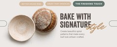 Banneton Bread Proofing Basket — Handwoven Rattan Banneton for Artisan