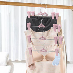 50 Pack Pants Hangers, Stackable Clothes Hangers with Clips
