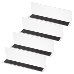 4 Pack Shelf Dividers for Closet Organization, 7.9×1.2×2.4″ Magnetic