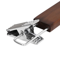 Walnut Finish Wood Pant & Skirt Adult Hangers, 3 Count
