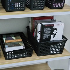6 PCS Plastic Desktop Storage Trays Baskets Organization Desk Organizer Bin