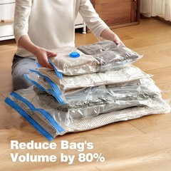 5/10pcs Vacuum Storage Bags Bedding Clothes Travel Space Saver Organizer