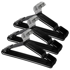 20-80Pcs Metal Wire Clothes Hangers 16″ Space Saving Shirt Coat Hanger Non-Slip