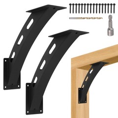 2 Pcs 45 Degree Angle Support Brackets,Wood Post and Beam Angle Support Brack…