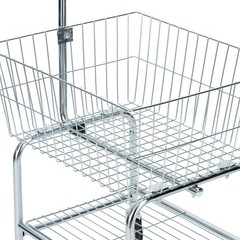 2-in-1 clothes hanger and storage rack