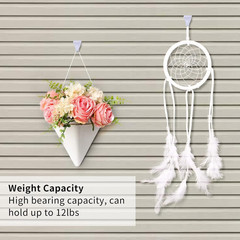 12 Pcs Vinyl Siding Hooks, Heavy Duty Stainless Steel White Vinyl Siding Hangers