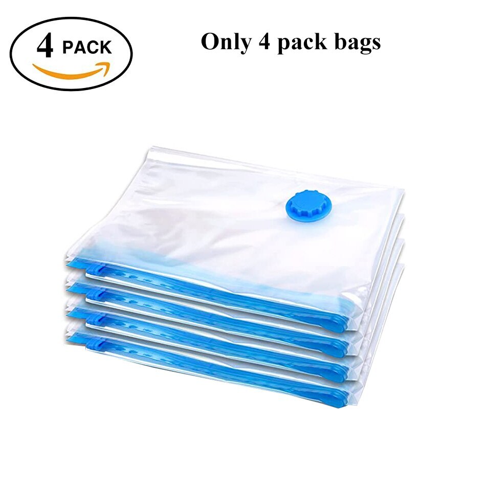 Storage Bags for Clothes Pillows Blanket More Space Save Compression Seal