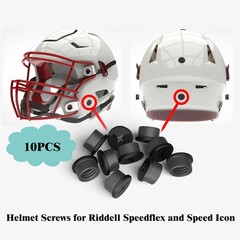 10Pcs Bladder Valve Screws for Riddell Speedflex & Speed Lcon Helmet, Full Se…