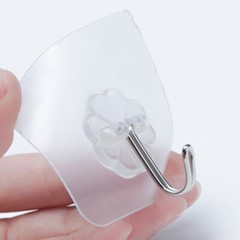 10/20/30/40 PCS Adhesive Sticky Hooks Heavy Duty Wall Door Seamless Hook Hangers
