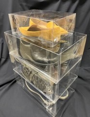 15-5/16″ x 9-13/16″ x 5-1/2″ XLarge Super Clear APET Plastic Display Shoe Boxes