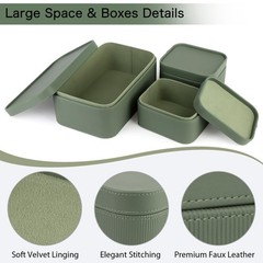 Faux Leather Decorative Storage Boxes, Dust proof Storage Shelf Baskets with …