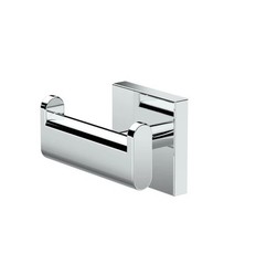 2 Pack Gatco 4055A Elevate Double Robe Hook, Chrome Fine Bathware
