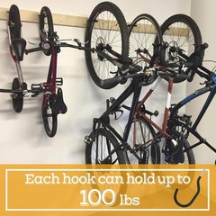 Alloy Steel Ceiling Hooks – 8 Pack Heavy-Duty Hooks for Plants and Bicycles