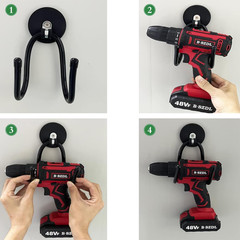 4 Pack Heavy Duty Garage Magnetic Hook Workshop Tool Box Storage Hooks