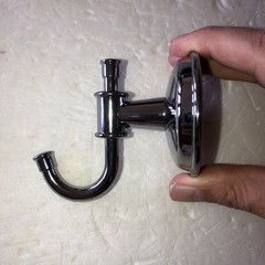 Ikea Balungen Chrome-Plated Hook 2-Pack Bathroom Accessory 702.930.28 @C