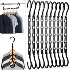 10 Pack Magic Hangers Space Saving Hangers Closet Space Saver Hanger Organizer
