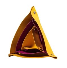 Nwt Elevation by Tina Wells Set of 3 Saffiano Triangle Vegan Leather Valet Tray