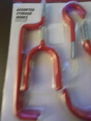 STORAGE HOOKS – HYPER TOUGH 8-pc. Assorted Storage Hooks Brand New In Package